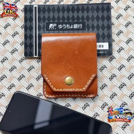 Handmade Leather Snap Wallet | Genuine Leather Wallet