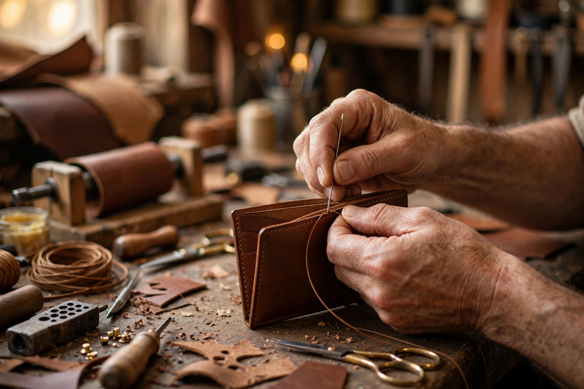Ordering details - how to order handmade leather goods from Prime Scope